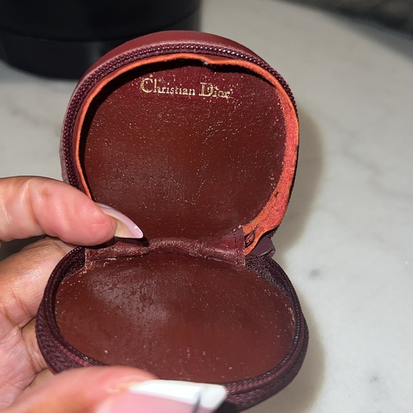 AUTHENTIC VINTAGE DIOR LEATHER KEYRING COIN POUCH BUNDLE - Picture 6 of 15